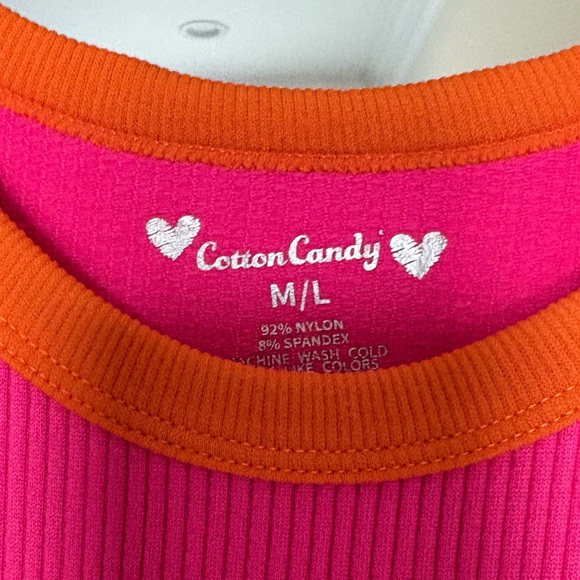 Cotton Candy Pink and Orange Tank - Picture 2 of 4